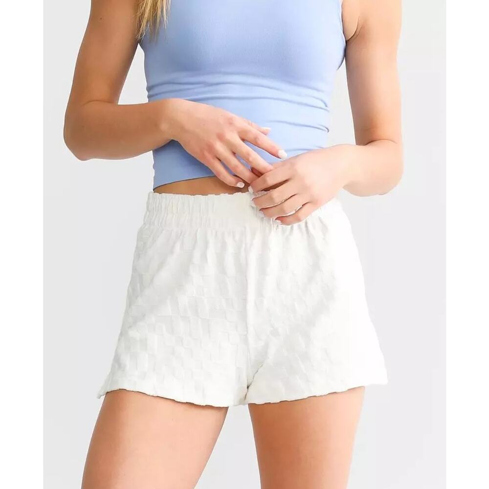 Billabong Women's Wave Runners Shorts Salt Crystal Size Medium comfort beach
